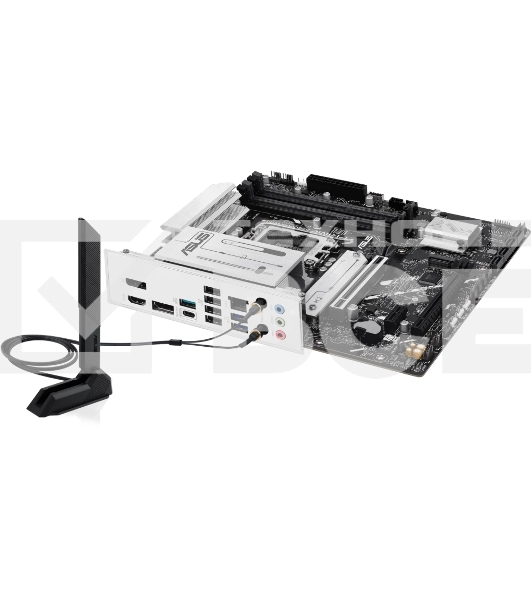 Материнская плата ASUS PRIME B860M-A WIFI, LGA 1851, Intel B860, 4xDDR5, 4xSATA, 2xM.2, 1xPCIe 5.0 x16, 1xPCIe 4.0 x16, 1xPCIe 4.0 x1, 2xDP, 1xHDMI, 1x 2.5Gb LAN, 1xUSB-C 20Gbps, 1xUSB-A 10Gbps, 2xUSB-A 5Gbps, 4xUSB-A 2.0, 3x3.5 мм, 7.1, micro-ATX.