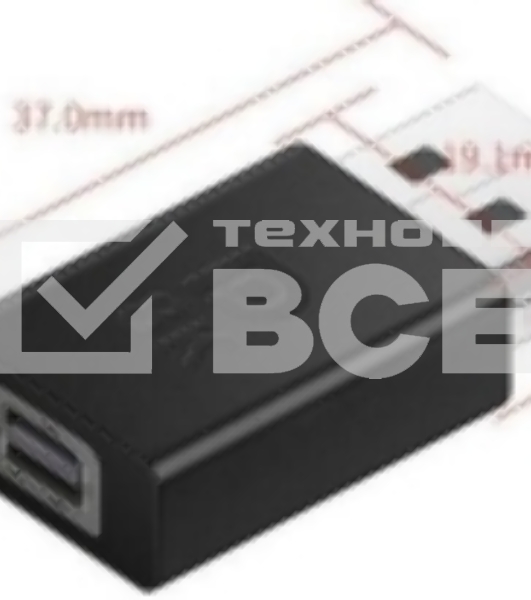 Удлинитель Displayport прямой папа на Mini Displayport мама