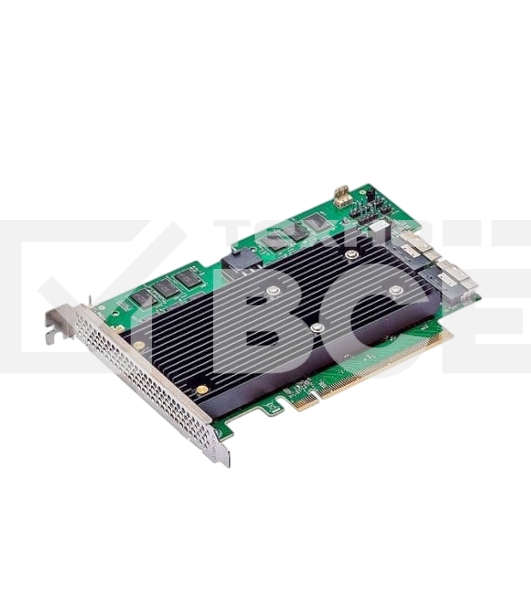 RAID-контроллер Broadcom 9670W-16i SGL (05-50113-00003/03-50113-00002), PCIe 4.0 x16, Full Height, 24G SAS/SATA/NVMe, RAID 0,1,5,6,10,50,60, 16port(2x8 SFF-8654), 8GB Cache, SAS4116W ROC, RTL