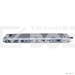 Док-станция Type-C Gembird UHB-D6, 12в1: 2xUSB3.1, USB2.0, RJ45, Type-C PD87W, Jack 3.5, SD/TF, 2xHDMI, VGA, Type-C, кабель 23см, алюминий, фото3