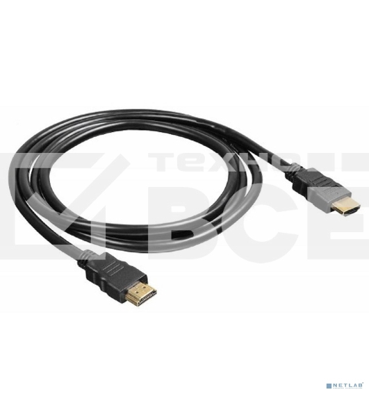 Кабель аудио-видео Buro HDMI (m)/HDMI (m) 1м. феррит.кольца Позолоченные контакты черный (BHP-HDMI-2.1-1G)