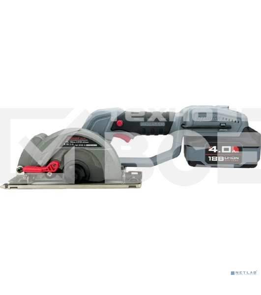 Аккумуляторная бесщеточная циркулярная пила PROFIPOWER DHS-20B (20В,Li-ion-1шт,4.0Ач,140мм,6700об/мин,З/У,в коробке) [E0188M1]