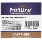 Картридж струйный ProfiLine PL-C6656A для принтеров HP DJ 450/2400/5550/7150/7350/7550/PSC/1110/OJ 4105/Fax 1240 Black пигмент, фото2