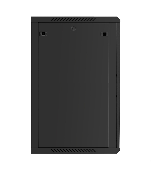 Шкаф телекоммуникационный 19' настенный 18U ExeGate EC-WM-18U.600.M.BLACK (19”, 18U, 600x600x901mm (ШхГхВ), передняя дверь металл, съемные боковые панели, пыле- и влагозащита IP23, черный RAL 9004)