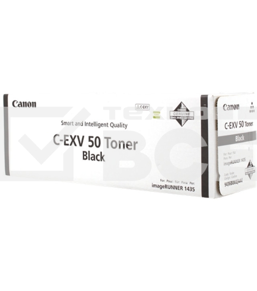 Картридж лазерный Canon C-EXV 50 Toner Black (9436B002), черный, 17600 стр при 6% (689g*1), для IR1435/1435i/1435iF