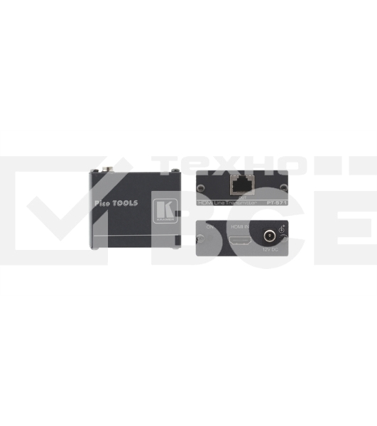 Передатчик Kramer Electronics PT-571 сигнала HDMI в кабель витой пары (TP), поддержка HDCP и HDMI 1.3, совместимость с HDTV, Power Connect, 1.65Gbps