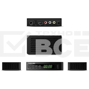 Ресивер DVB-T2 Starwind CT-200 черный