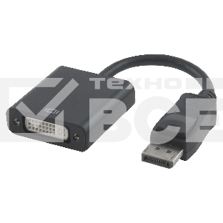 Переходник DisplayPort - DVI Cablexpert A-DPM-DVIF-002, 20M/19F, черный, пакет