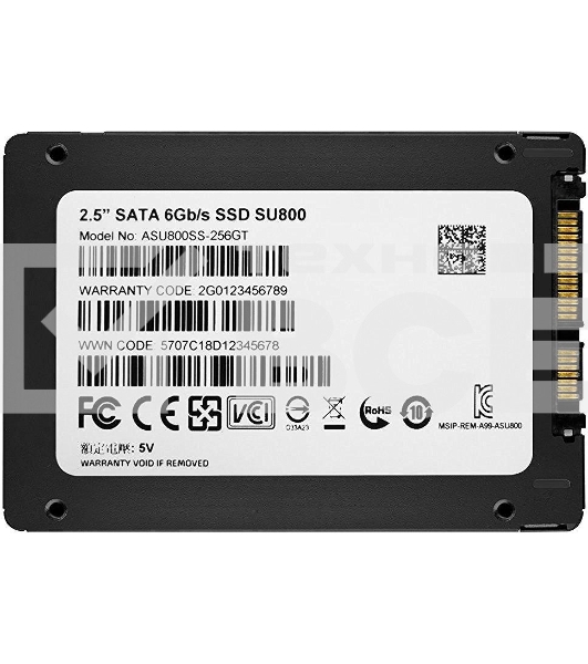 Накопитель SSD ADATA SU800, 256Gb, SATA III, 2.5
