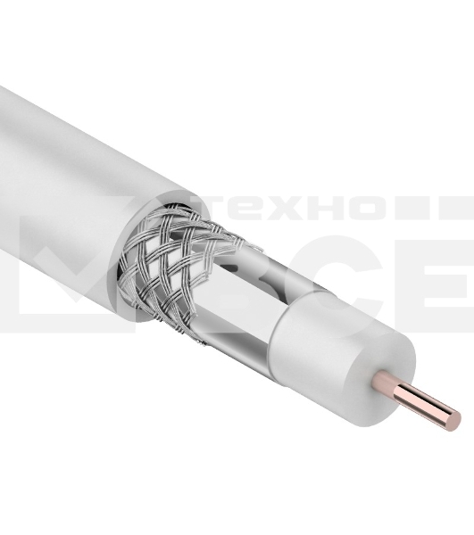 Кабель RG-6U, (48%), 75 Ом, 10м., белый  01-2205-10  PROconnect