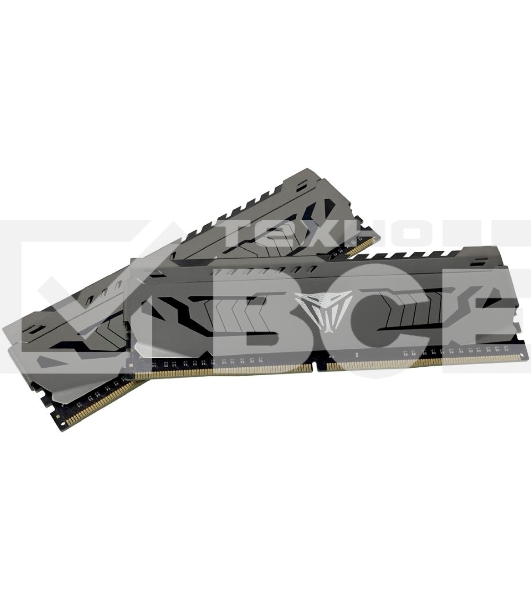 Оперативная память Patriot Viper Steel, DDR4, 16GB (2x8 GB), 3733 MHz, CL17, DIMM, радиатор, чёрный