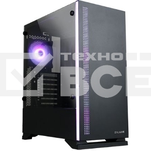 Компьютерный корпус ZALMAN S5, ATX, BLACK, WINDOW, 2xCOMBO (3.5