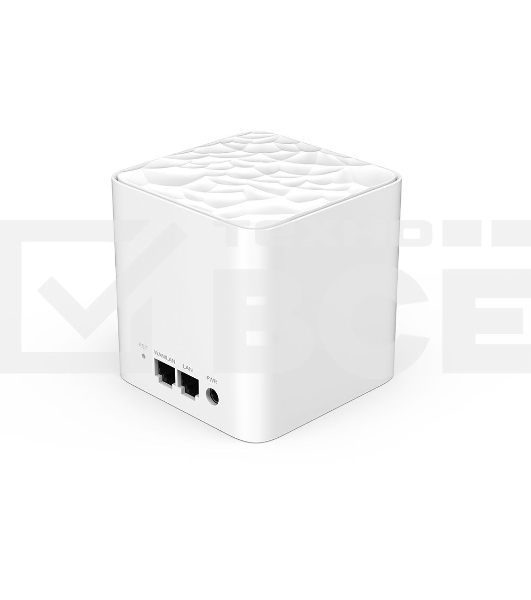 МаршрутизаторTenda nova MW3 (2 роутера) АС1200 Двухдиапазонная Wi-Fi Mesh система, 2 порта fast ethernet RJ45