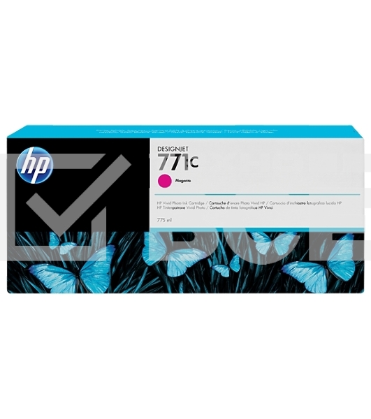 Картридж струйный HP №771C B6Y09A пурпурный для HP DJ Z6200 (775мл)