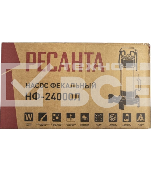 Фекальный насос НФ-24000Л Ресанта