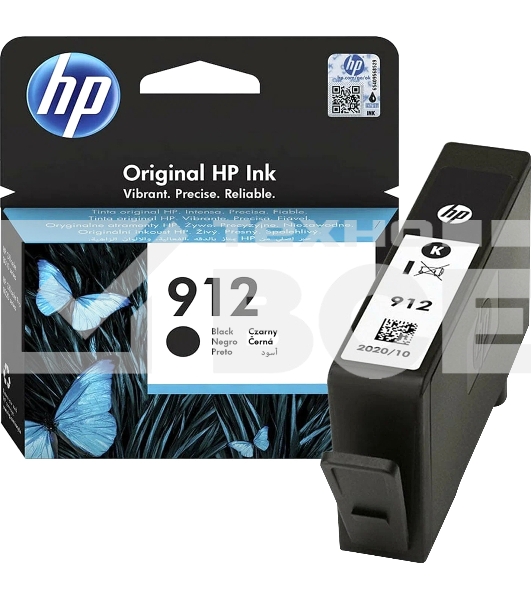 Картридж струйный HP 912 3YL80AE черный (300стр.) для HP DJ IA OfficeJet 801x/802x