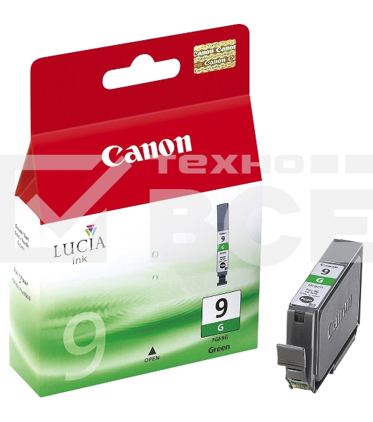 Картридж струйный PGI-9G (1041B001) зеленый (14 мл.) для Canon Pixma 9500 (Mark II)