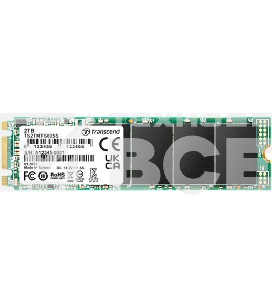 Накопитель SSD Transcend 825S, 2Tb, SATA III, M.2 2280, R/W 560/500