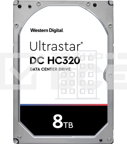 Жесткий диск Western Digital SAS 8TB 7200RPM 12GB / S 256MB DC HC320 HUS728T8TAL5204_0B36453