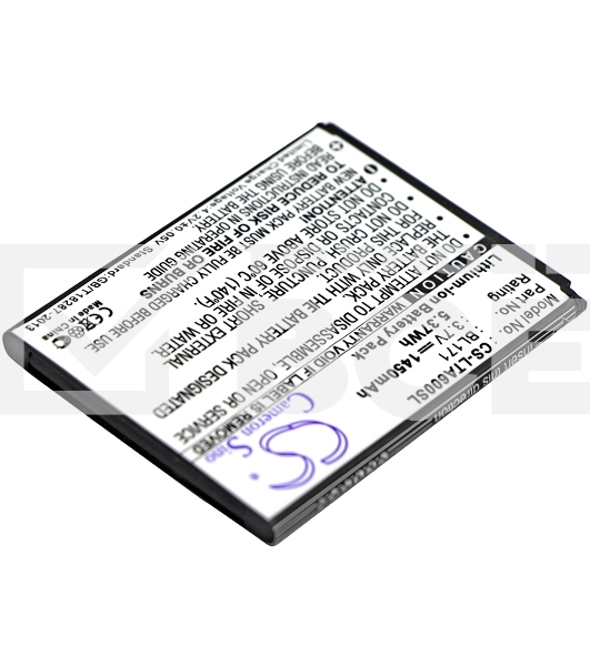 Аккумулятор CameronSinoCS-LTA600SL BL171 для Lenovo A3903.7V / 1450mAh / 5.37Wh