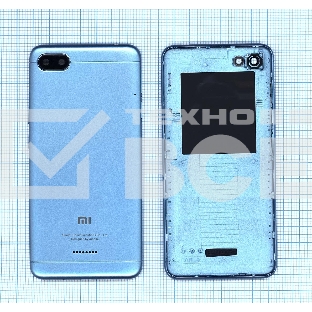 Задняя крышка для Xiaomi Redmi 6A синяя
