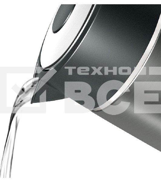 Чайник Bosch TWK5P475 Цвет: графитовый, 2400 Ватт, скрытый нагр.элемент, 1.7 л
