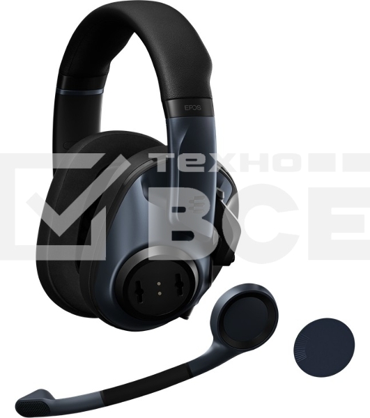 Игровая гарнитура EPOS H6 PRO Closed чёрная (Sennheiser, mini jack 3.5 мм, PC / Soft phone, PS4, Xbox One, Nintendo Switch, Mac OSX, PS5, Xbox Series X)