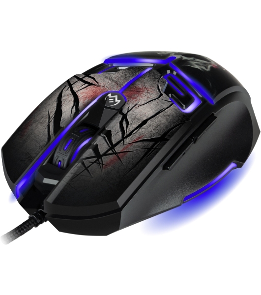 Мышь проводная SVEN RX-G805 черный, 8000 dpi, USB, кнопки - 6