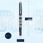 Ручка перьевая Waterman Hemisphere (CWS0920810) Matte Black CT F сталь нержавеющая подар.кор., фото4