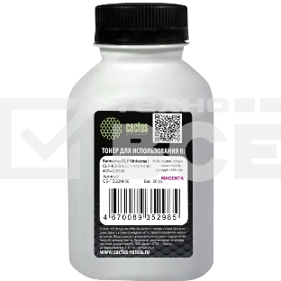 Тонер Cactus CS-TSG3M-50 пурпурный флакон 50гр. для принтера Samsung CLP Universal CLP-K300A/CLT-K404/406/407/409/504