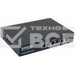 Коммутатор OSNOVO SW-20600(80W) PoE коммутатор 6 портов, 4 PoE порта 10/100 Base-T, 2*10/100 Base-T Uplink, до 30W на порт, суммарно до 80W, фото2