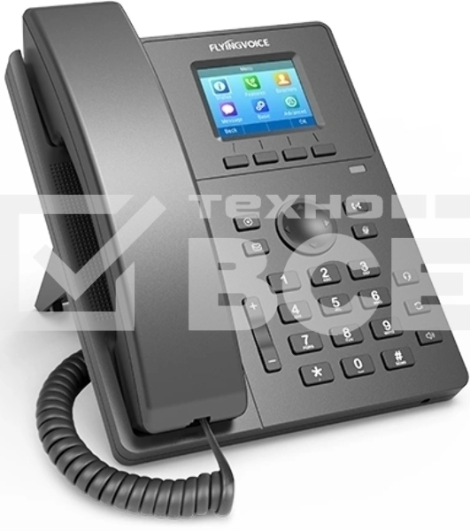 Телефон IP Flyingvoice P11 серый (упак.:1шт)