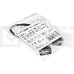 Удлинитель USB 2.0 ExeGate EX-CC-USB2-AMAF-0.15L (Am/Af, угловой 90-градусный коннектор (горизонтальный левый), 0,15м), фото 1