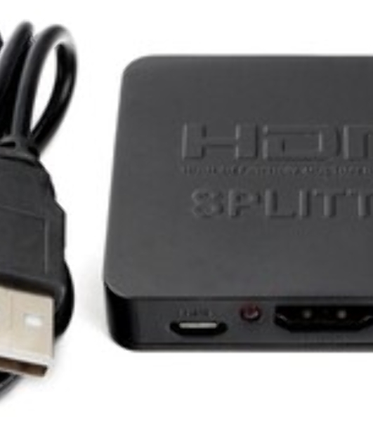 Разветвитель HDMI Cablexpert DSP-2PH4-03, HD19F/2x19F, 1 компьютер => 2 монитора, Full-HD, 3D, 1.4v