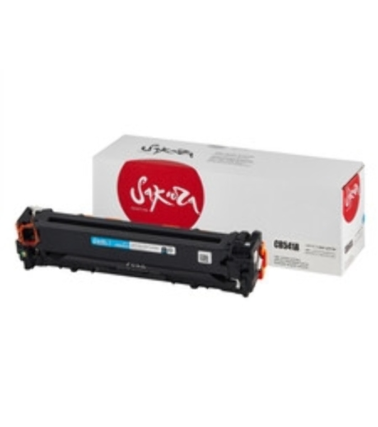 Картридж лазерный Sakura CB541A для HP Color LJ CM1312MFP/CP1215/CP1515/CP1518, синий, 1500 к.