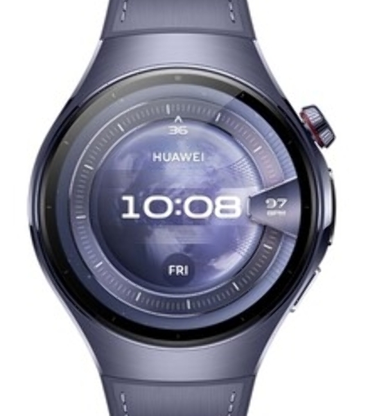 Умные часы Huawei Watch 5 Rates-L39L, 1.5' LTPO AMOLED, Wi-Fi, Bluetooth, NFC, IP69, серый / пурпурный