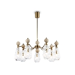 Люстра Ambrella light LH53287/7 BS/CL латунь/прозрачный E14*7 max 40W D815*900, фото9