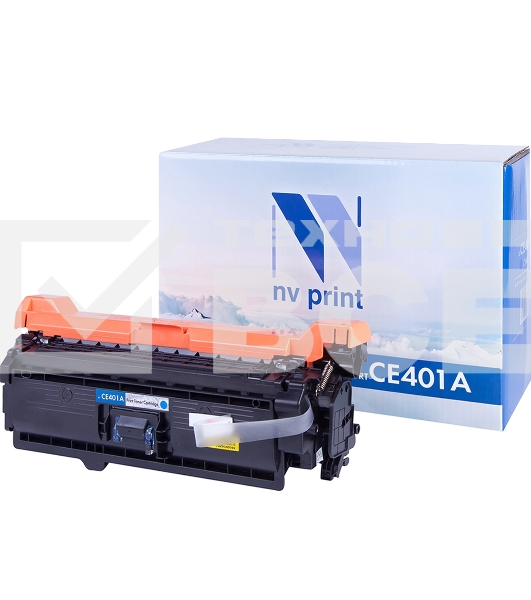 Картридж лазерный NV Print совместимый HP CE401A Cyan для CLJ Color M551 (6000k)