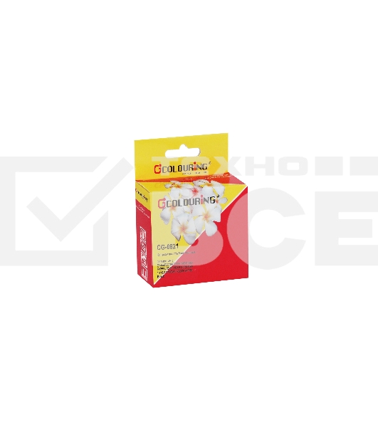 Картридж струйный Colouring CG-0821 Black водный для Epson STYLUS R270/R290/R295/R390/RX590/RX610/RX615/RX690/1410/TX700W/TX800FW/T50