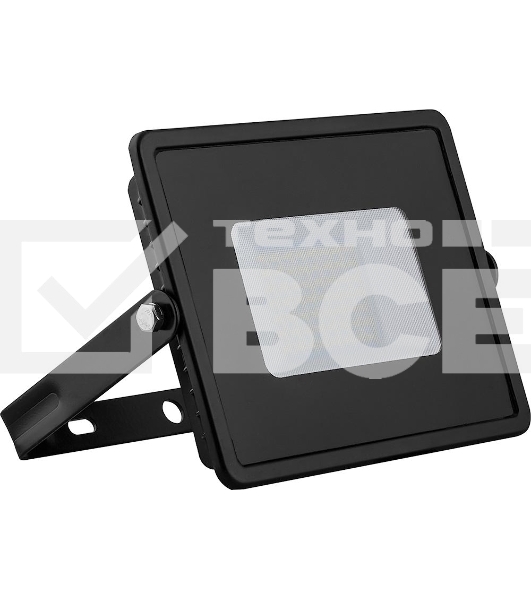 Прожектор светодиодный Feron 2835 SMD 50W 4000K IP65, черный с матовым стеклом, LL-921