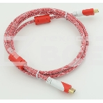 Кабель HDMI Ver.1.4 Red jack HDMI19 (m)/HDMI19 (m) 1.8м феррит.кольца позолоченные контакты, фото2