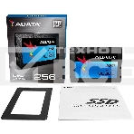 Накопитель SSD ADATA SU800, 256Gb, SATA III, 2.5