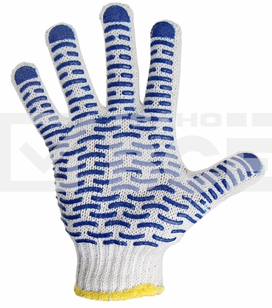 Перчатки Rexant х/б с нанесением ПВХ (