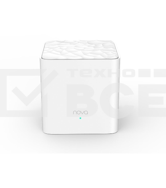 МаршрутизаторTenda nova MW3 (2 роутера) АС1200 Двухдиапазонная Wi-Fi Mesh система, 2 порта fast ethernet RJ45