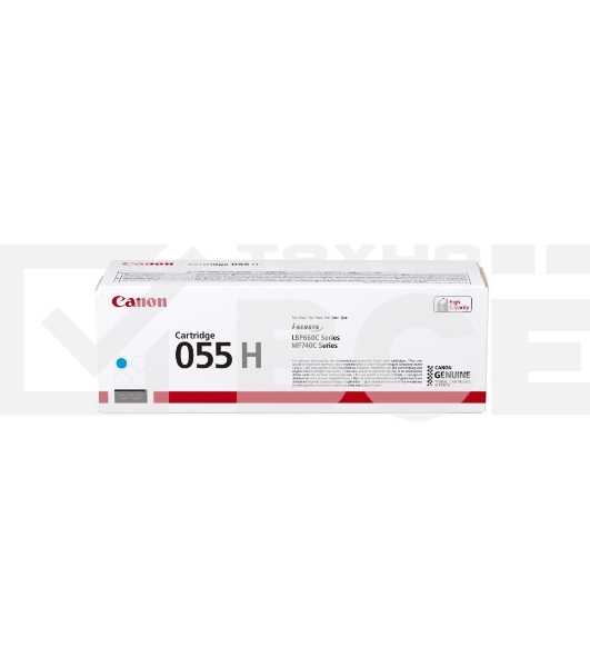 Картридж лазерный Canon 055 H C (3019C002) голубой (5900стр.) для Canon i-SENSYS серий MF740, LBP660