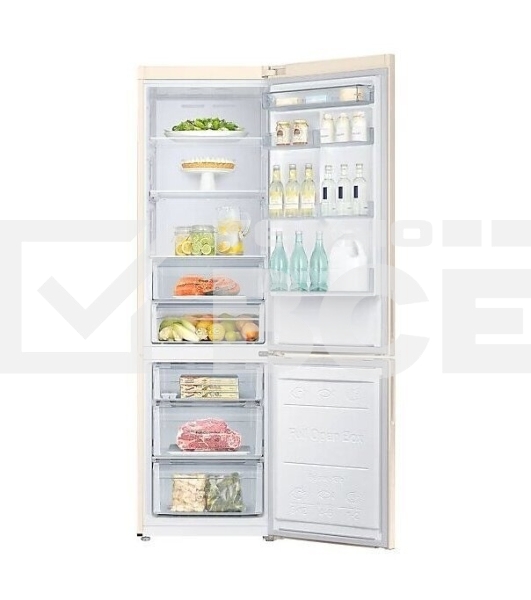 Холодильник Samsung RB37A5200EL/WT бежевый двухкамерный 269/118 л морозилка снизу