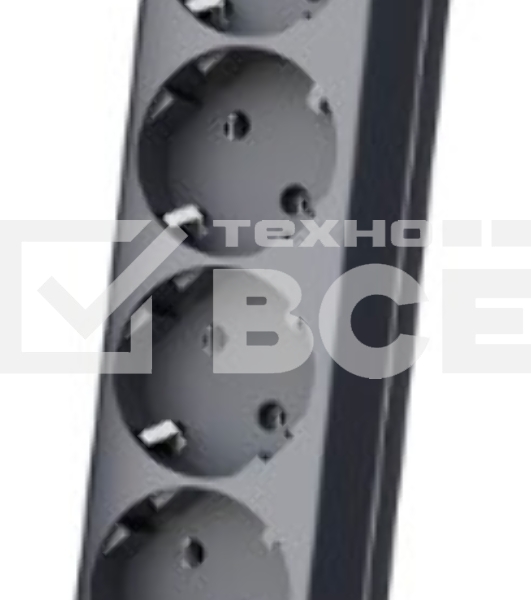 Сетевой фильтр Surge protector Pilot S Max (5 euros + 1GP), 15A/3.5kVA, automatic, 3 m, graphite
