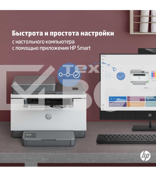 МФУ лазерный HP LaserJet M236sdn (9YG08A), A4, ч/б, печ. до 29 стр/мин., скан. до 19 стр/мин. (ч/б) 10 стр/мин. (цвет), 600 x 600 dpi, USB, RJ-45, Air Print, Mopria
