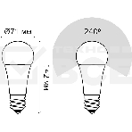 Лампа светодиодная Led Elementary A67 30Вт E27 3000К Gauss 73219, фото8