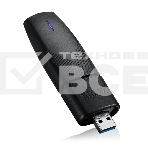 Двухдиапазонный Wi-Fi USB-адаптер Zyxel NWD7605, AX1800, 802.11a/b/g/n/ac/ax (600+1200 Мбит/с), USB3.0, фото 1